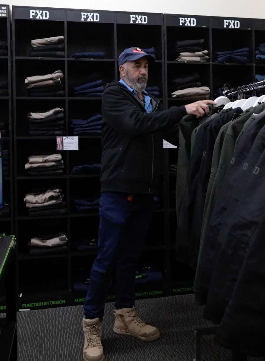 Joe from Total Fire Protection Service in the Warwick store